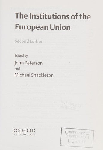 The Institutions of the European Union (Pocket) - Bokia.no