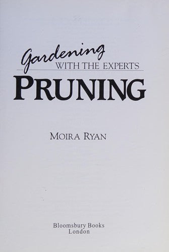 Pruning