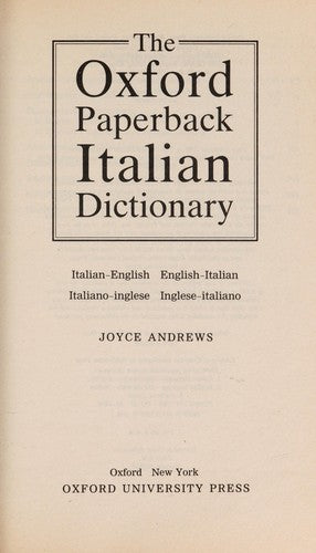 Italiano-inglese Inglese-italiano - Bokia.no