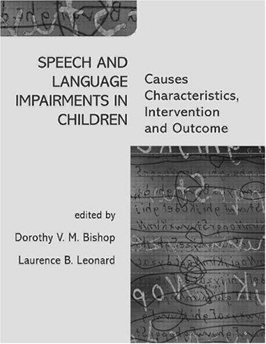 Speech and Language Impairments in Children: Causes, Characteristics, Interve… (Innbundet) - Bokia.no