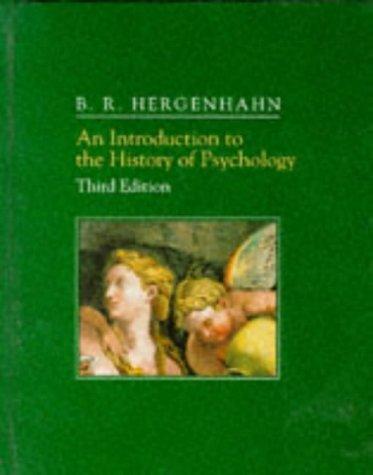 Bokomslag for "An Introduction to the History of Psychology" av Bokia.no, innbundet utgave med illustrasjoner og tekst.
