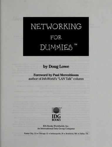 Networking for dummies - Bokia.no