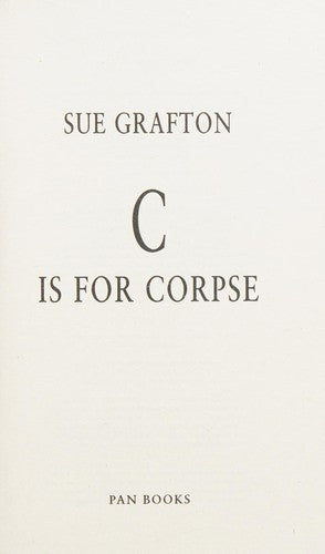 C is for corpse (Pocket) - Bokia.no