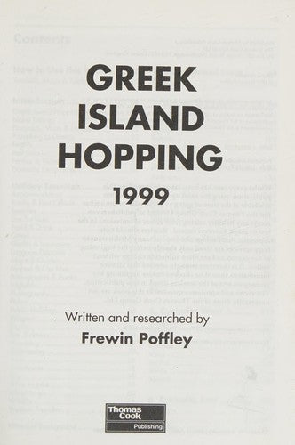 Greek island hopping 1999 (Pocket) - Bokia.no