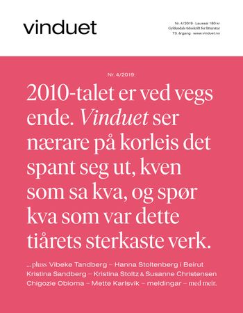 Vinduet. Nr. 4 2019 9788205526617  Brukte bøker