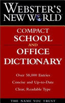 Webster's New World Compact School and Office Dictionary 9780028603117 Victoria Neufeldt Andrew N. Sparks Brukte bøker