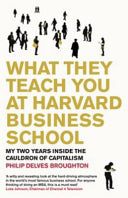What They Teach You at Harvard Business School 9780670917761 Philip Delves Broughton Brukte bøker