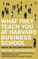 What They Teach You at Harvard Business School 9780141037868 Philip Delves Broughton Philip Delves Brukte bøker