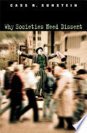 Why Societies Need Dissent 9780674017689 Cass R. Sunstein Brukte bøker