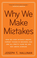 Why We Make Mistakes 9780767928069 Joseph T. Hallinan Brukte bøker