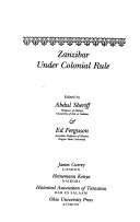 Zanzibar Under Colonial Rule 9780852550809 Ed Ferguson Abdul Sheriff Brukte bøker