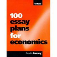 Bokia.no 100 Essay Plans for Economics pocketbok, samfunnsøkonomi, åpne side, enkel å bruke, perfekt for økonomistudenter