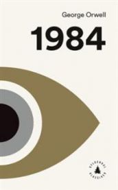 Pocket-utgave av romanen 1984 av Gyldendal, med åpen bok og tydelig tittel på forsiden.