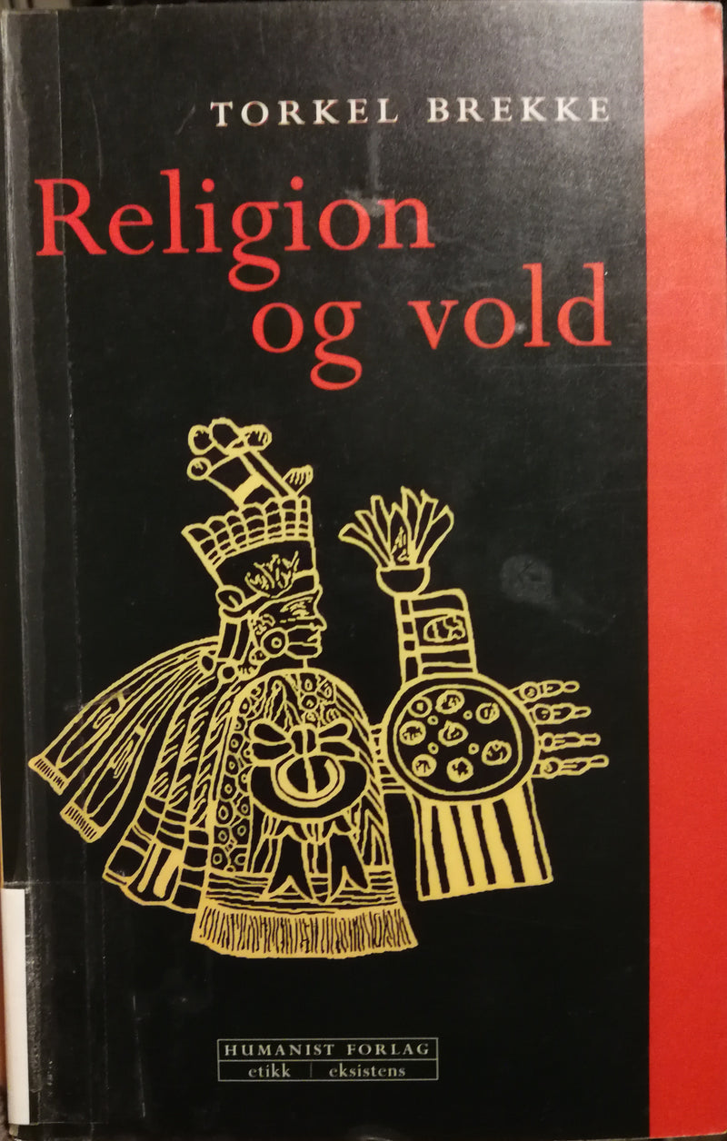 Bokomslag for "Religion og vold" av Humanist forlag, pocketutgave, med tittel og forfatter på forsiden.