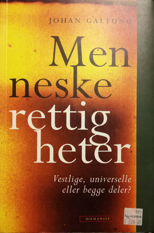 Menneskerettigheter: vestlige, universelle eller begge deler? (Pocket) - Bokia.no