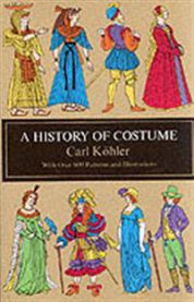 Bok om kostymehistorie, kunst og kultur, utgave fra Bokia.no, viser et fargerikt kostymesett med historiske klær.