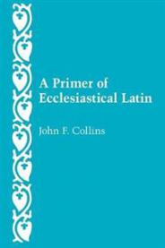 Bok: En liten språklig veiledning i kirkelig latin, utgitt av Bokia.no, vist med forsiden på en pocketutgave.