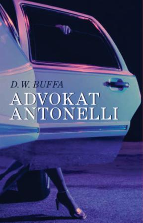 Bokomslag for Advokat Antonelli, en kriminalroman i innbundet utgave av Cappelen Damm AS, viser en mørk, mystisk rettssal.