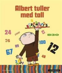Albert Tuller med tall barnebok av Cappelen Damm, innbundet bok med fargerike illustrasjoner for barn og ungdom.