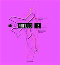 Bokomslag for Anflug 2: Textbok tysk 1 Vg 2 av Cappelen, lærebok for videregående skole i tysk.
