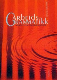 Arbeidsgrammatikk fra Cappelen for norsk for innvandrere, vises som en bok med tittelen på forsiden