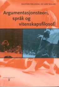 Bokomslag for Argumentasjonsteori, språk og vitenskapsfilosofi, en filosofibok utgitt av Universitetsforlaget.