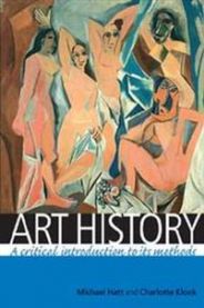 Bokomslag for "Art History: A Critical Introduction to Its Methods" av Manchester University Press, viser en kunsthistorisk illustrasjon.