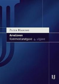 Kommentarutgave av Arveloven, jusbok fra Universitetsforlaget, viser forsiden med juridisk tekst og bokomslag.