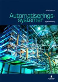 Automatiseringssystemer VGS fra Gyldendal for elektrofag, viser kontrollpanel og elektriske komponenter.