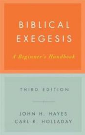 Biblical Exegesis: A Beginner's Handbook