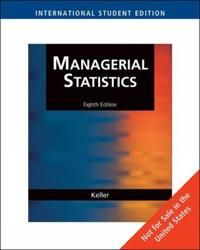 Bok: "Statistics for Management and Economics" av Cengage Learning, vises med tittel og forside i bildet.