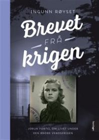 Innbundet bilde av "Brevet fra krigen" biografi, med omslagsdesign og tittel synlig, utgitt av Samlaget.