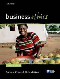 Bokomslag for Business Ethics Pocket utgitt av Oxford University Press, med fokus på bedriftsansvar og bærekraft.