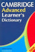 Cambridge Advanced Learner's Dictionary