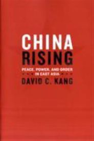 Bokomslag for "China Rising" politikkbok fra Columbia University Press, med kart og illustrasjoner av Øst-Asia.