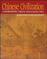 Bokomslag for "Chinese Civilization" historiebok av Simon & Schuster, viser kinesisk kunst og kultur.