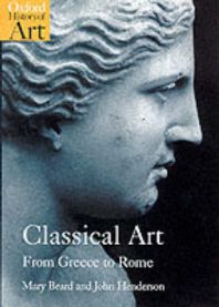 Bilde av klassisk kunst fra Hellas til Roma, utgitt av Oxford University Press, viser antikke skulpturer og kunstverk.
