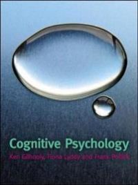 Bokomslag for Cognitive Psychology (Pocket) av McGraw-Hill, psykologi, som viser en åpen bok med illustrasjoner og tekst.