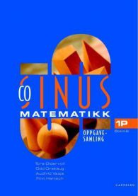 Nærbilde av Cappelen Cosinus 1P oppgavesamling VGS med ulike matematiske oppgaver på forsiden