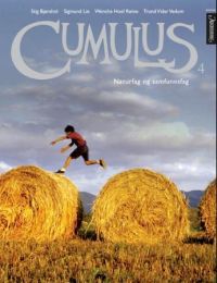Illustrasjon av Cumulus 4 naturfag og samfunnsfag-bok for barneskole fra Aschehoug, med fargerik omslagsdesign.