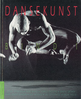 Bilde av Dansekunst bind 1 fra Scenekunst-serien av Tell forlag, med åpen bok og danserfigur på forsiden