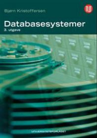 Databasesystemer i data- og informasjonsteknologi, illustrasjon av databaser og servere for Universitetsforlaget.