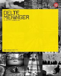 En bokomslag for "Delte meninger om nettets sosiale side" innen medievitenskap, publisert av Universitetsforlaget.