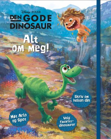 Den gode dinosaur. Alt om meg! Møt Arlo og Tass, skriv om helten din, velg favorittdinosaurer