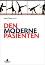 Moderne pasientbok innen medisin og sykepleie av Gyldendal, viser en pasient i en medisinsk setting.