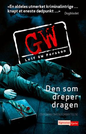 Bokomslag for "Den som dreper dragen" pocketbok, oversatt skjønnlitteratur for voksne, utgitt av Forlaget Vigmostad & Bjørke AS.