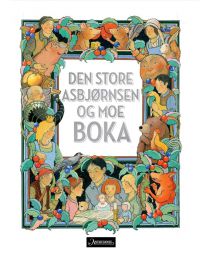 Innbundet barnebok fra Aschehoug med illustrasjoner av Asbjørnsen og Moe, perfekt for barn og unge.