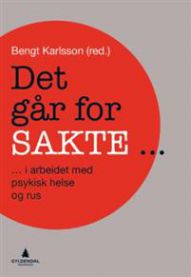 Bokomslag for "Det går for sakte" av Gyldendal, en psykologibok med tittel i fokus og enkel design.