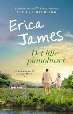 Bilde av "Det lille pianohuset" innbundet bok av Bonnier norsk forlag AS, med illustrasjon av et lite pianohus på forsiden.