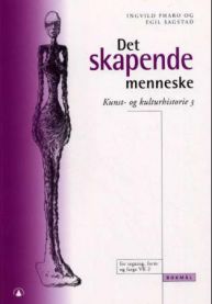 Illustrasjon fra boken "Det skapende menneske" av Gyldendal, viser kunst, kulturhistorie, form og farge.